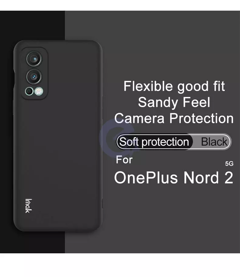 Чехол бампер для OnePlus Nord 2 Imak UC-3 Black (Черный) 6957476855754