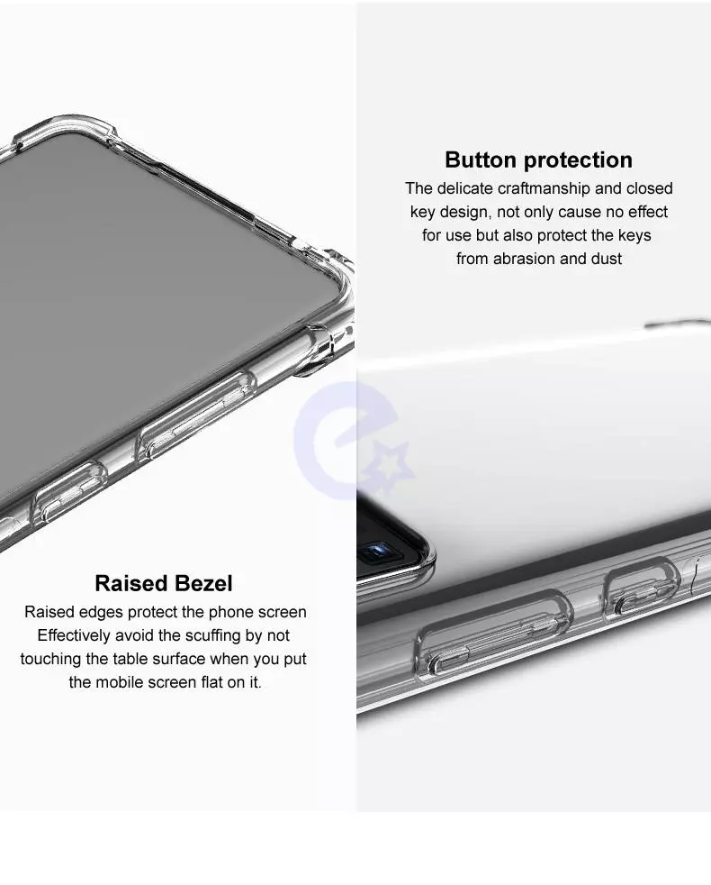 Чехол бампер для Xiaomi Mix 4 Imak Shock Crystal Clear (Прозрачный) 6957476858991