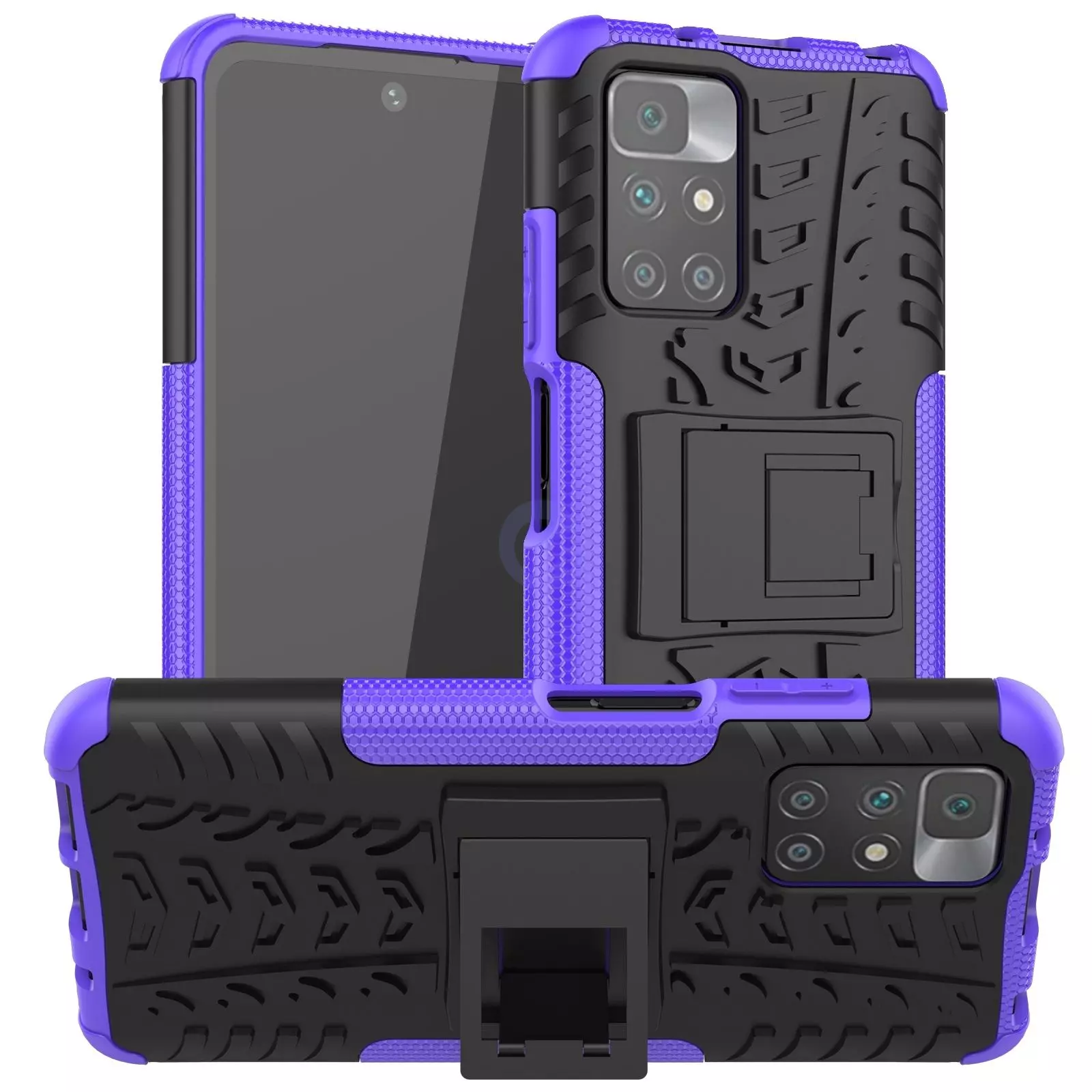 Чехол бампер для Xiaomi Redmi 10 Nevellya Case Purple (Фиолетовый)
