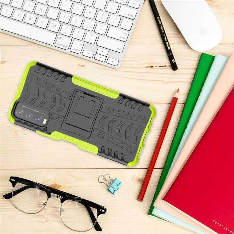 Чехол бампер для Vivo Y53s Nevellya Case Green (Зеленый)