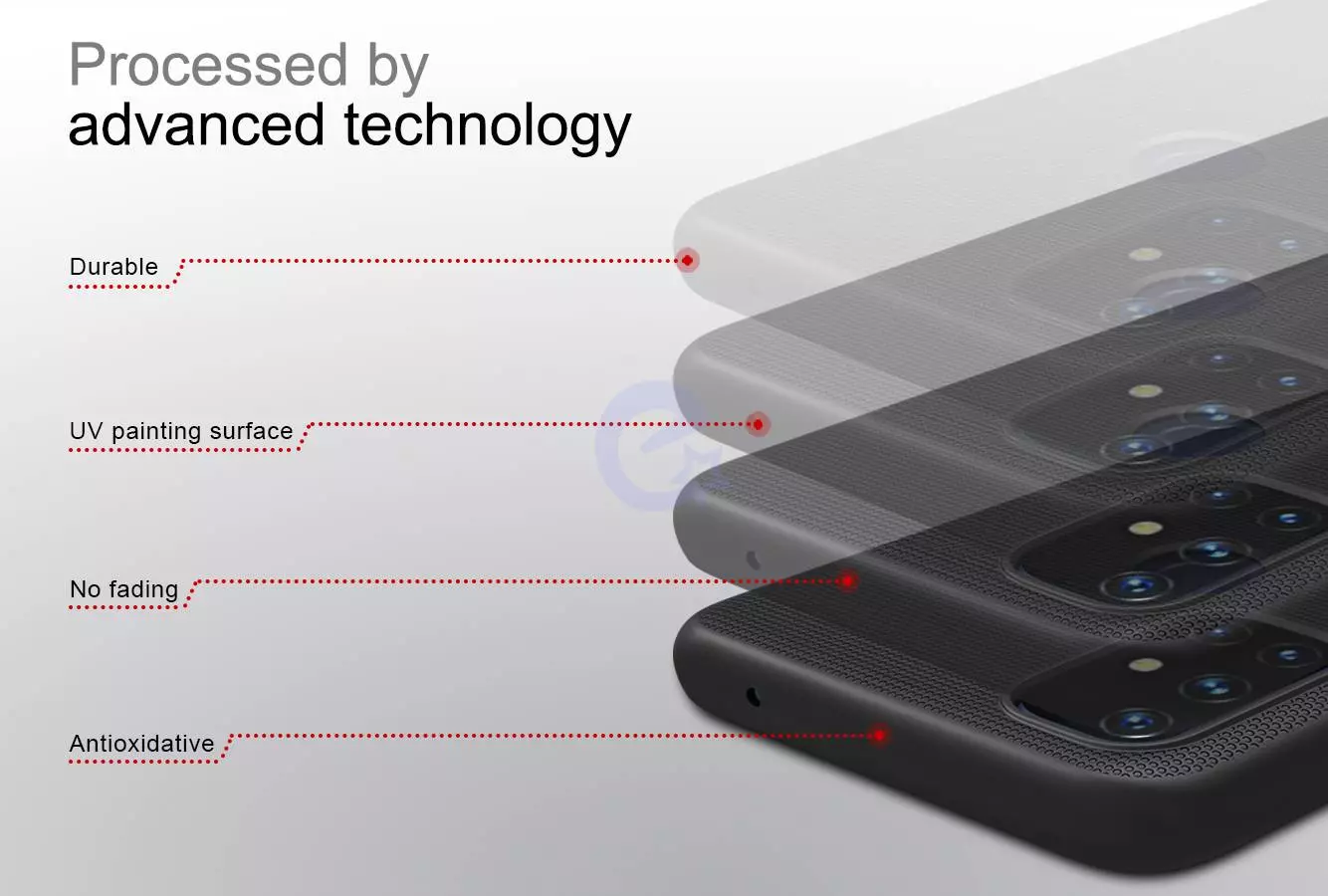 Чехол бампер для OnePlus Nord N10 Nillkin Super Frosted Shield Black (Черный) 6902048210752