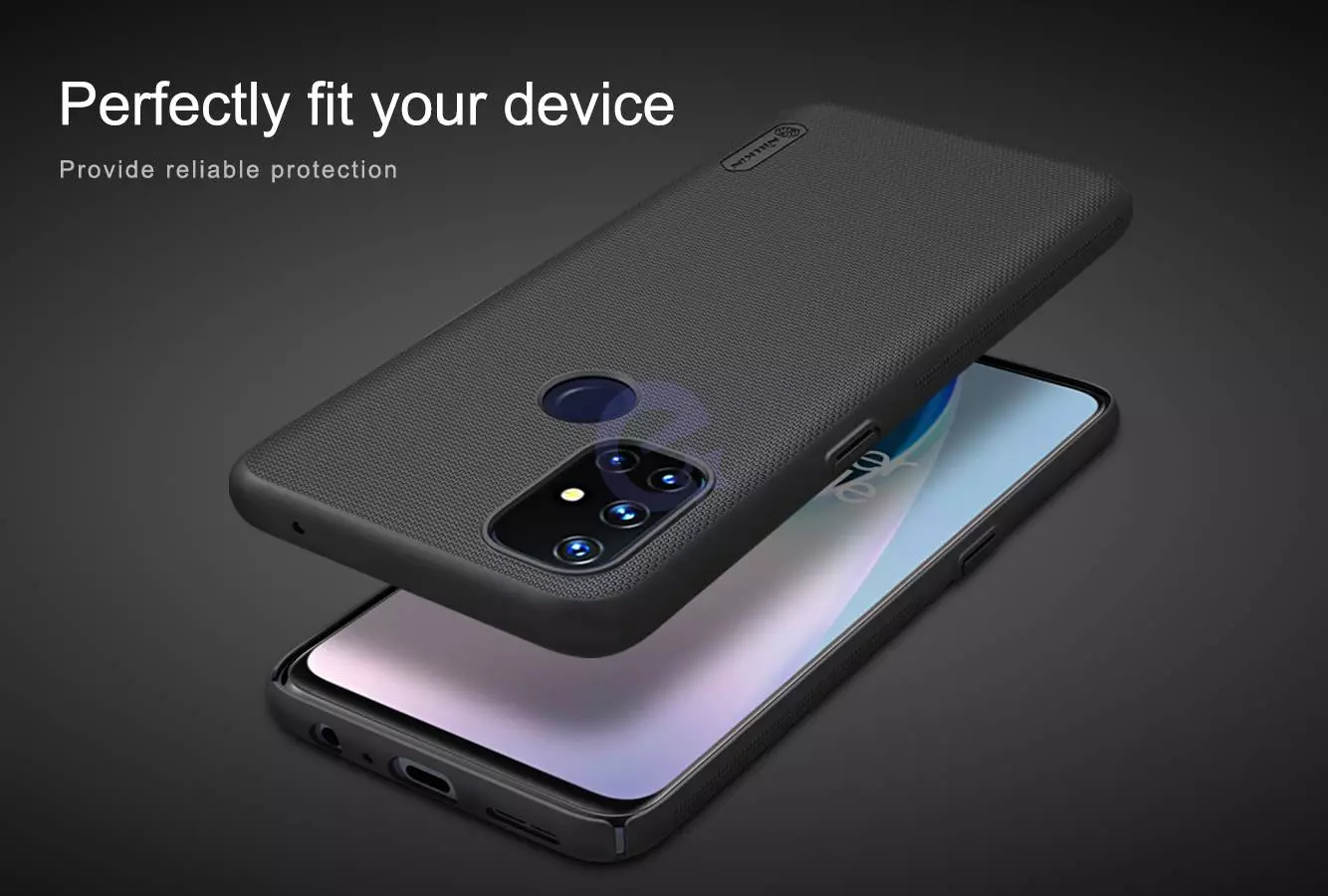 Чехол бампер для OnePlus Nord N10 Nillkin Super Frosted Shield Black (Черный) 6902048210752
