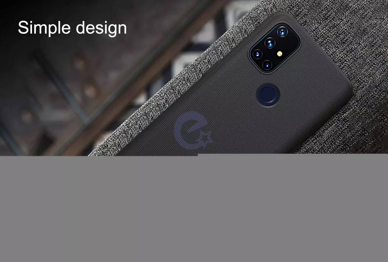 Чехол бампер для OnePlus Nord N10 Nillkin Super Frosted Shield Black (Черный) 6902048210752