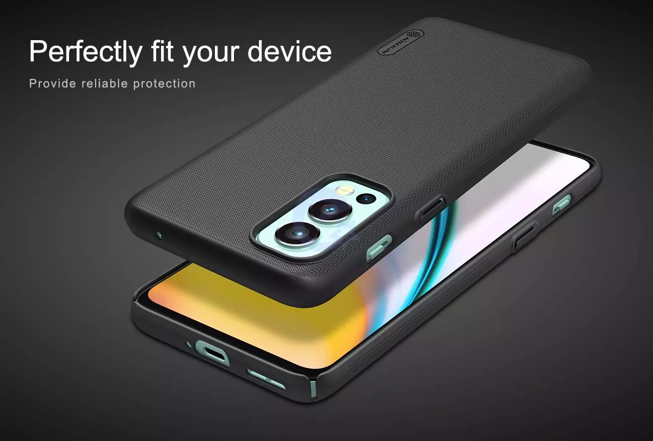 Чехол бампер для OnePlus Nord 2 Nillkin Super Frosted Shield Blue (Синий) 6902048226746