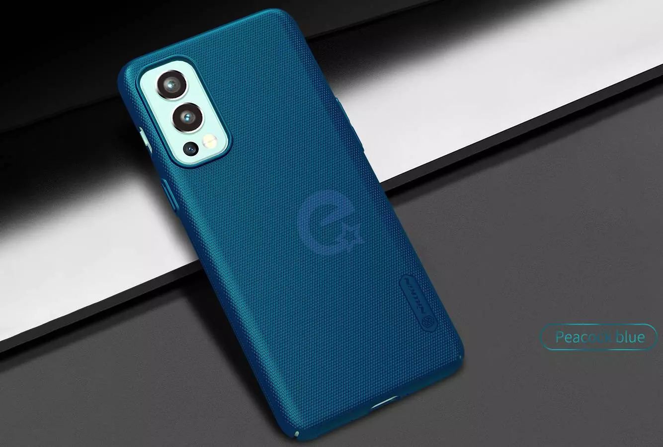 Чехол бампер для OnePlus Nord 2 Nillkin Super Frosted Shield Blue (Синий) 6902048226746