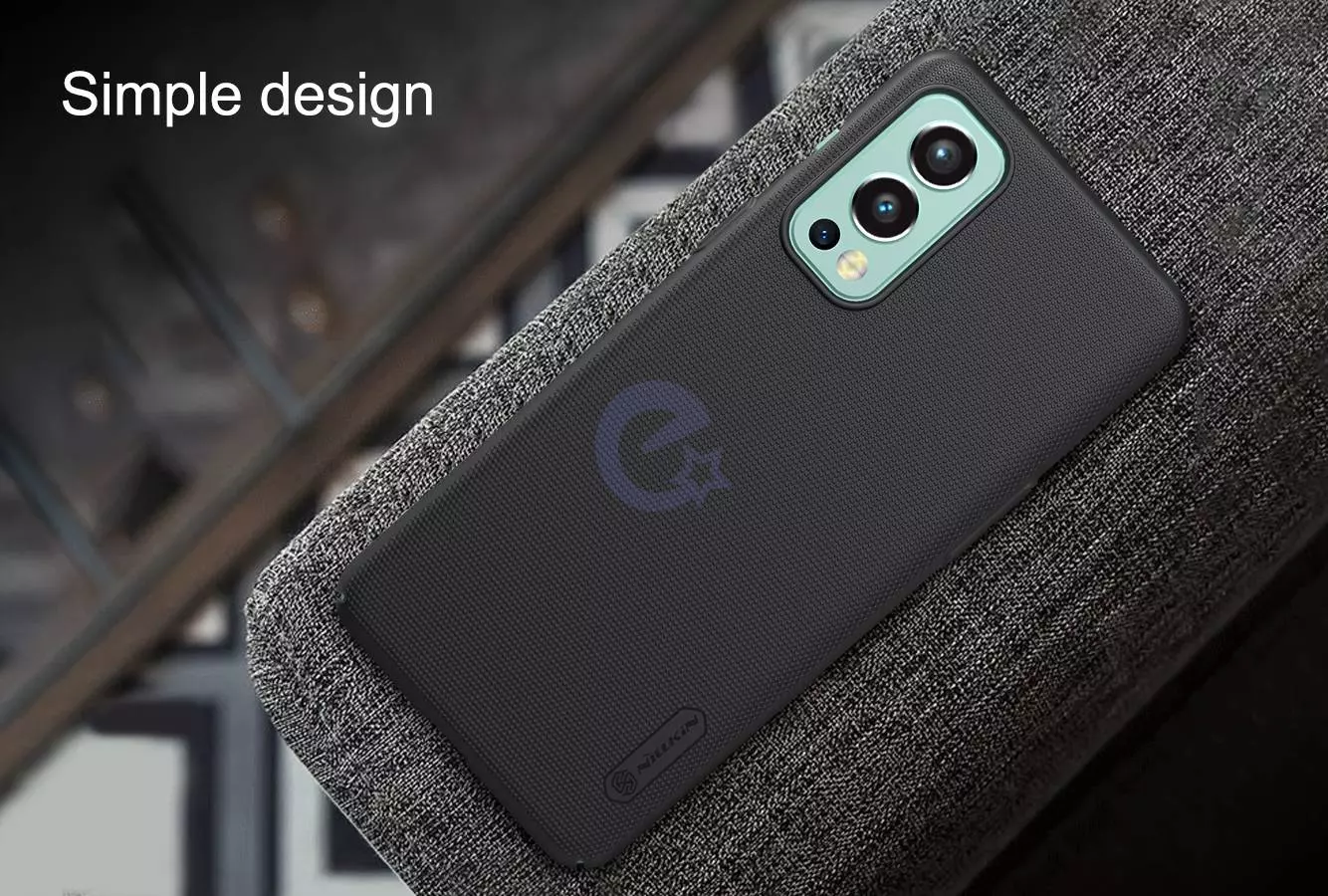 Чехол бампер для OnePlus Nord 2 Nillkin Super Frosted Shield Blue (Синий) 6902048226746