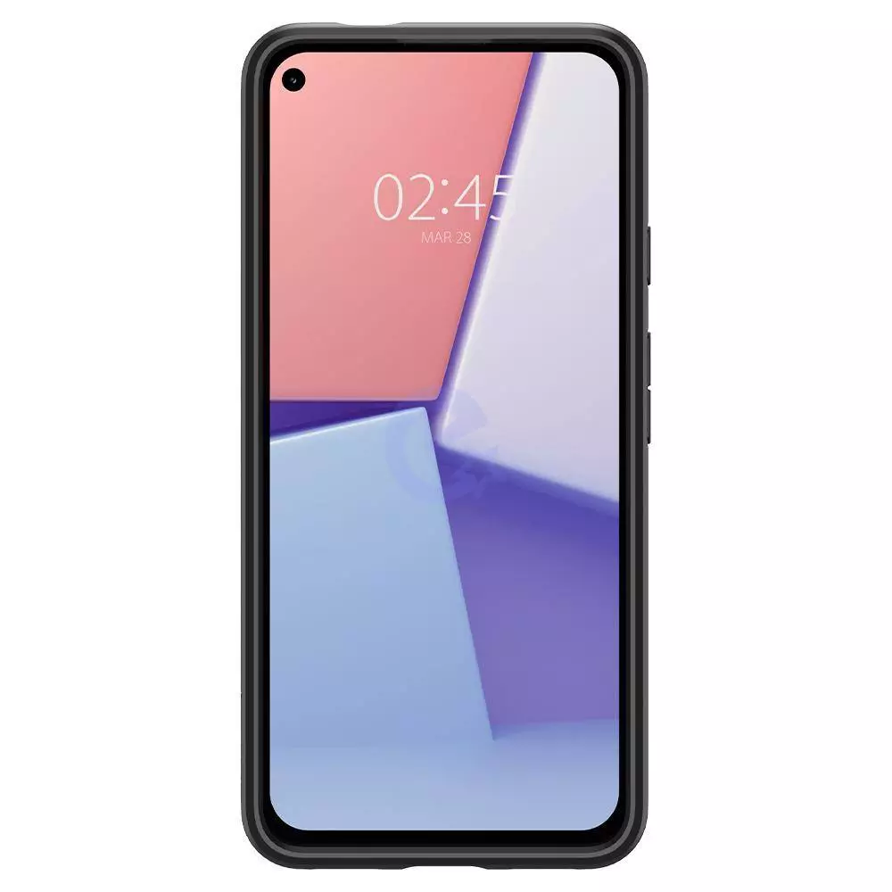 Чехол бампер для Google Pixel 5a 5G Spigen Ultra Hybrid Black (Черный) ACS02910