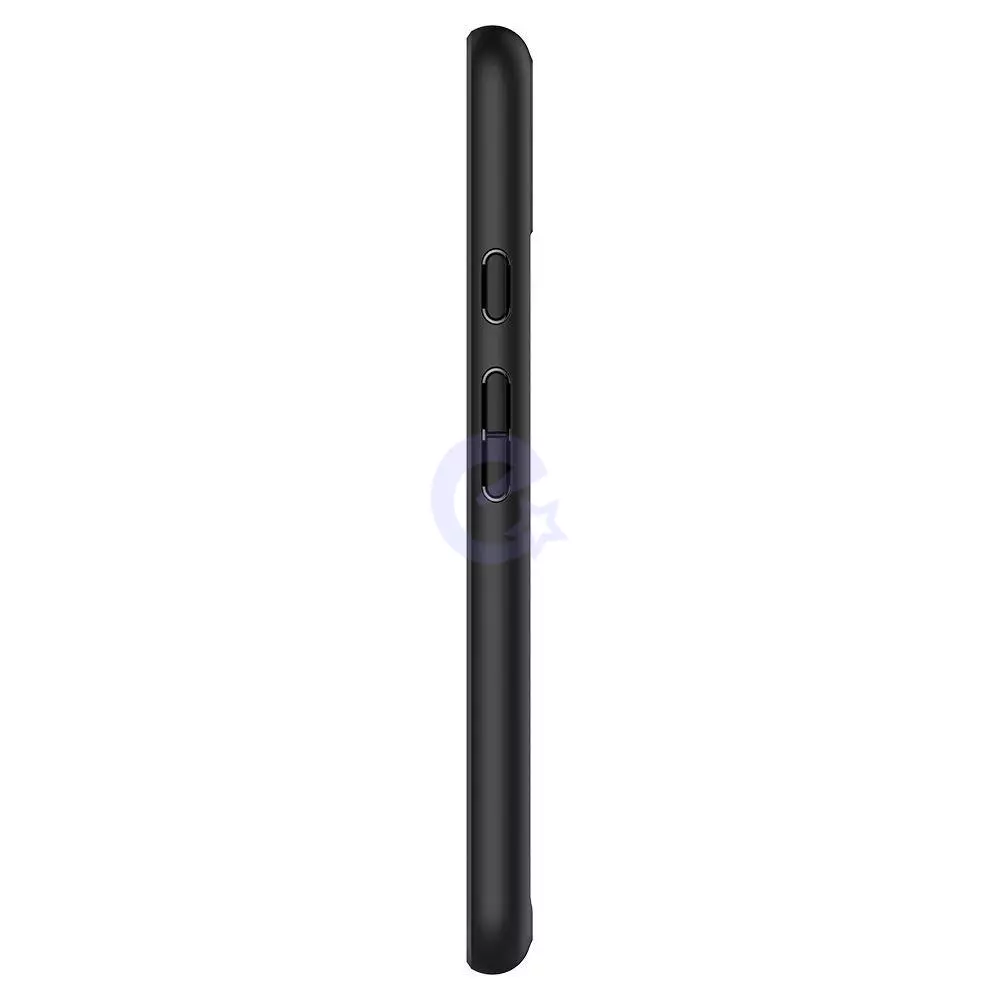 Чехол бампер для Google Pixel 5a 5G Spigen Ultra Hybrid Black (Черный) ACS02910