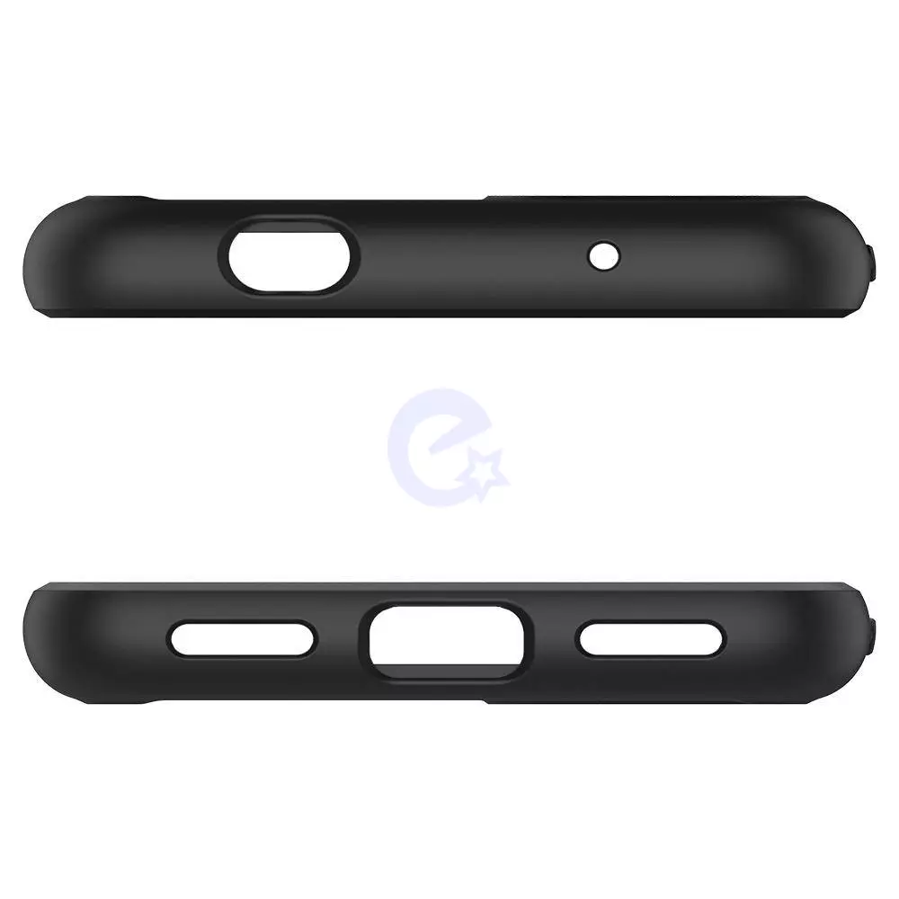 Чехол бампер для Google Pixel 5a 5G Spigen Ultra Hybrid Black (Черный) ACS02910