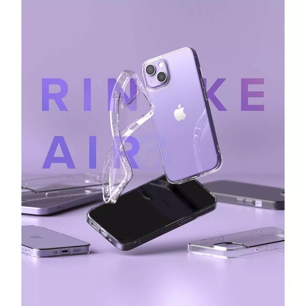 Чехол бампер для iPhone 13 Mini Ringke Air Smoke Black (Дымчатый Черный) A539E53