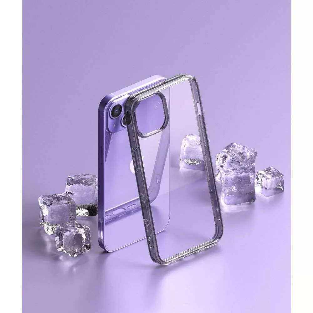 Чехол бампер для iPhone 13 Ringke Fusion Smoke Black (Дымчатый Черный) F543E53