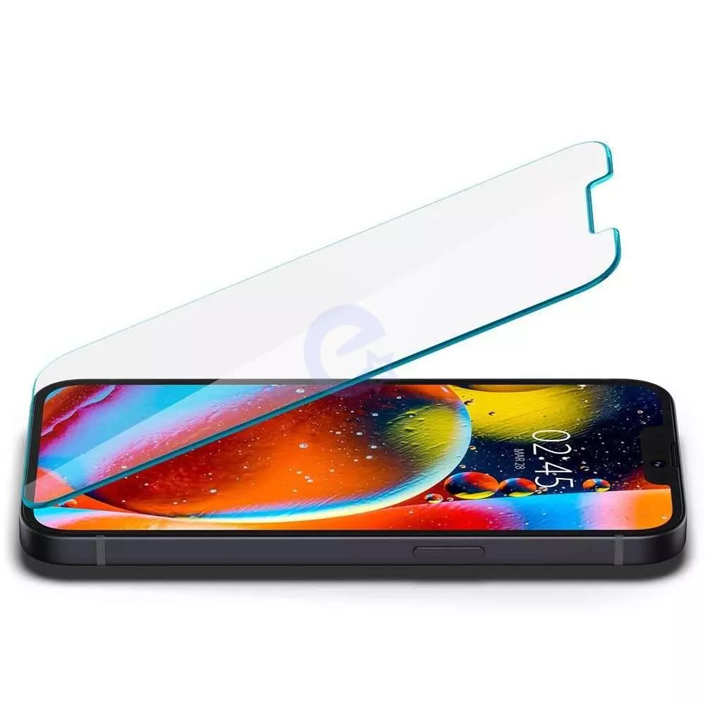Защитное стекло для IPhone 13 / iPhone 13 Pro Spigen Screen Protector EZ FIT GLAS.tR 2-Pack Crystal Clear (Прозрачный) AGL03385 Защитное стекло для IPhone 13 / iPhone 13 Pro Spigen Screen Protector EZ FIT GLAS.tR 2-Pack Crystal Clear (Прозрачный) AGL03385