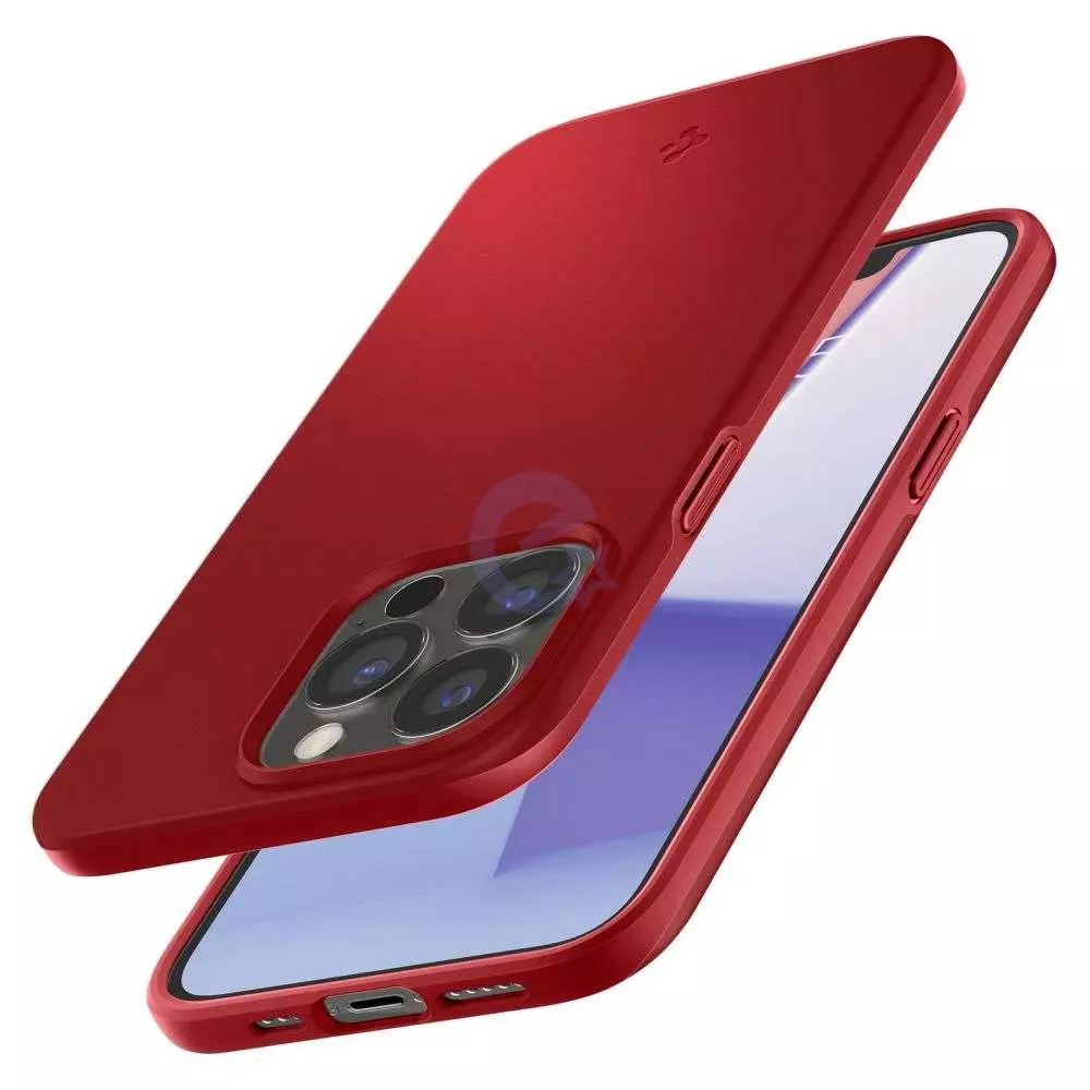 Чехол бампер для iPhone 13 Pro Spigen Thin Fit Red (Красный) ACS03249