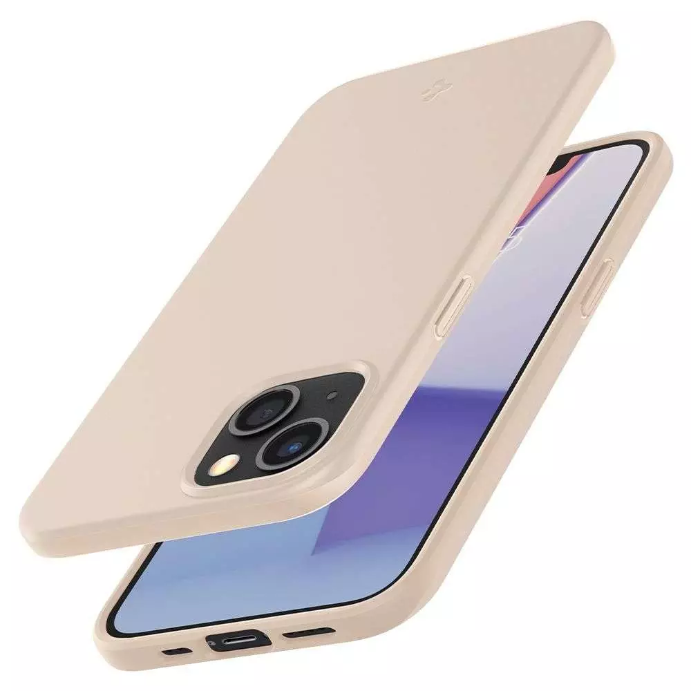 Чехол бампер для iPhone 13 Spigen Thin Fit Sand Beige (Песочно Бежевый) ACS03513 Чехол бампер для iPhone 13 Spigen Thin Fit Sand Beige (Песочно Бежевый) ACS03513