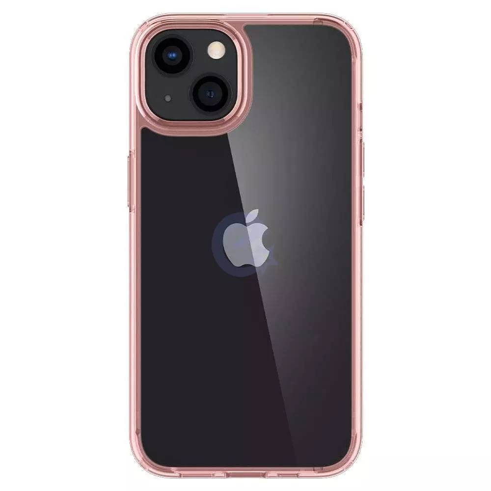 Чехол бампер для iPhone 13 Mini Spigen Ultra Hybrid Rose Crystal (Розовый Кристальный) ACS03320