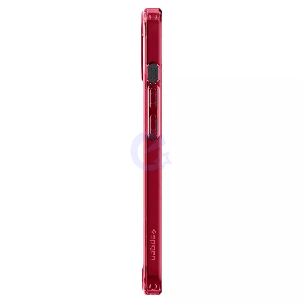Чехол бампер для iPhone 13 Spigen Ultra Hybrid Red Crystal (Красный Кристальный) ACS03524