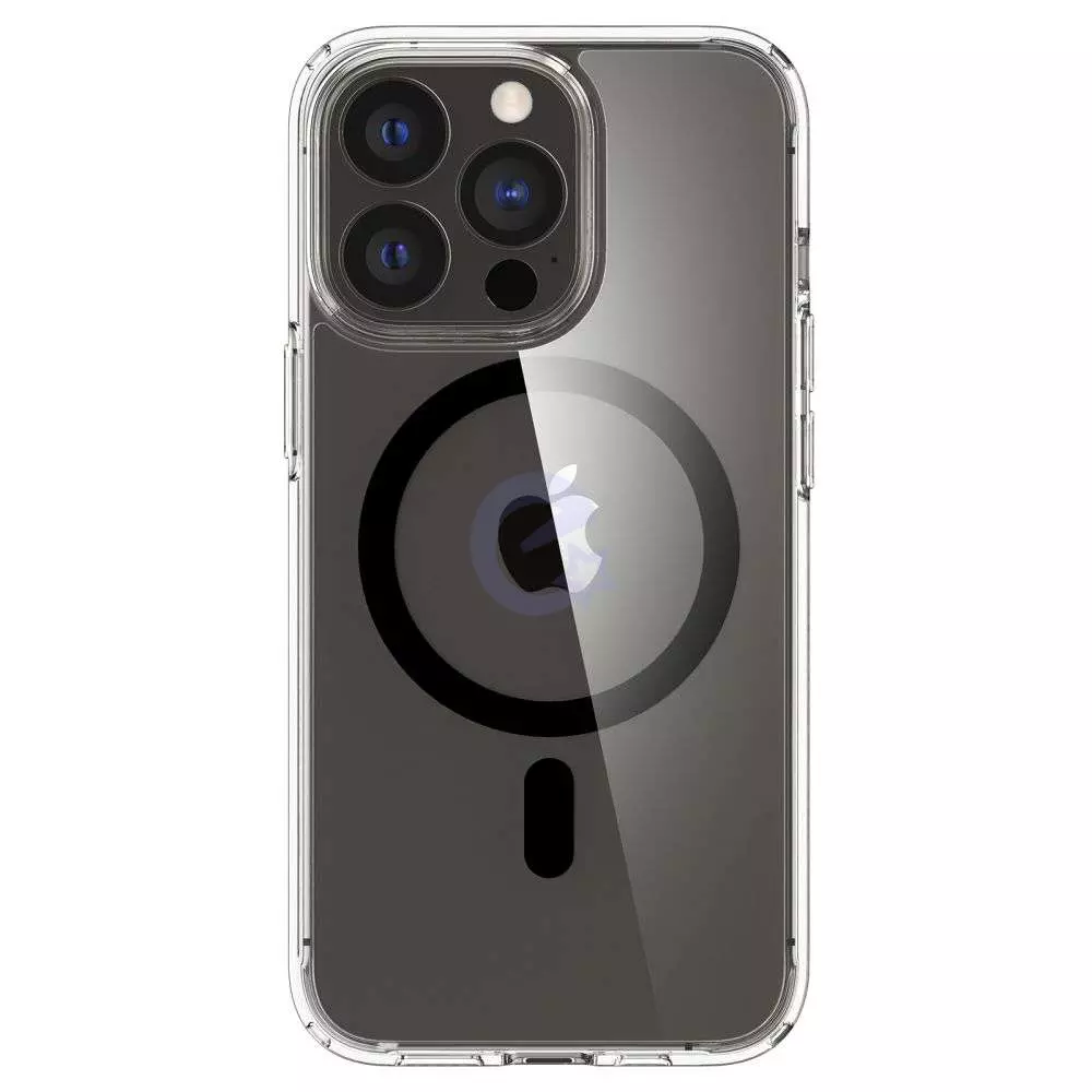 Чехол бампер для iPhone 13 Pro Spigen Ultra Hybrid MagSafe Compatible Black (Черный) ACS03268