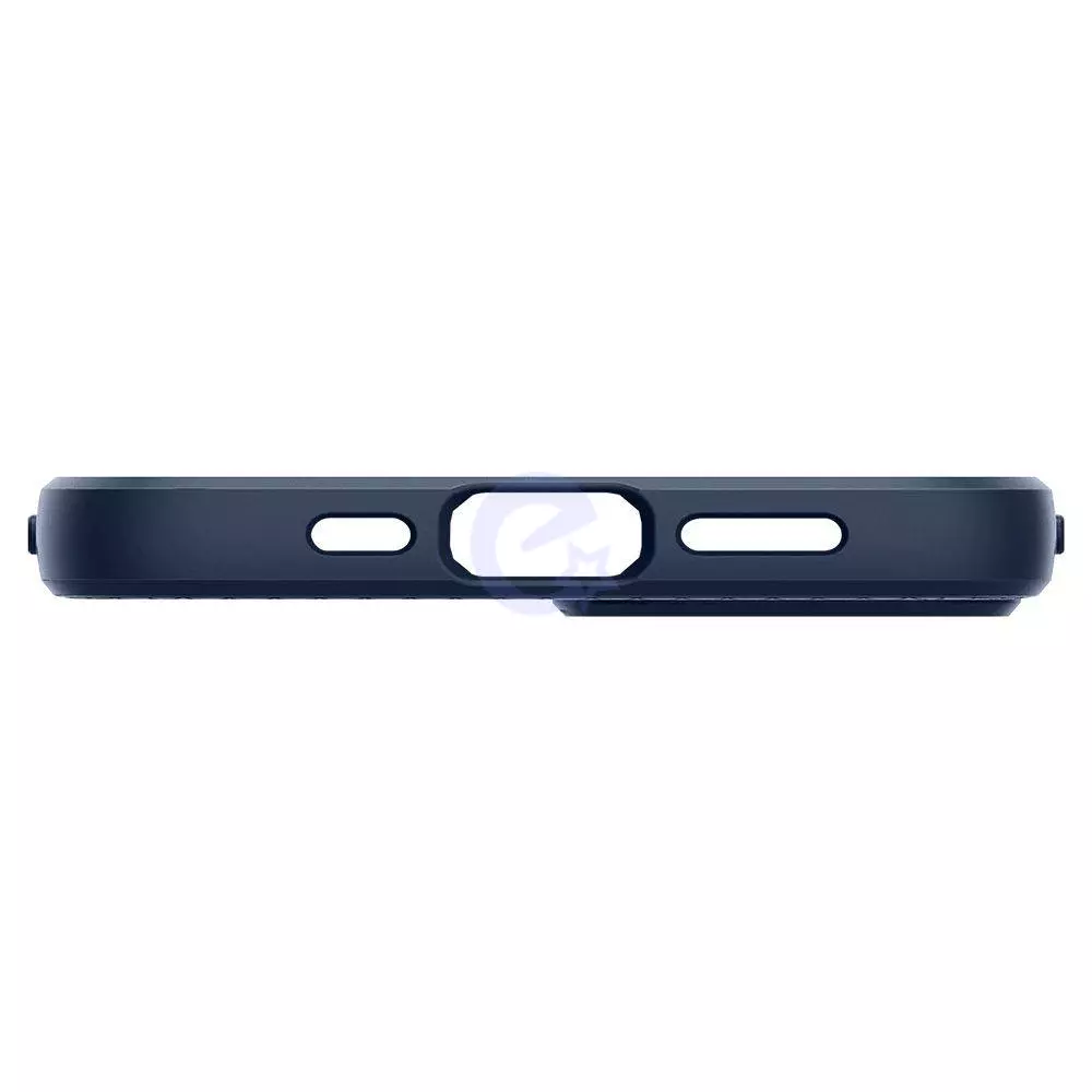 Чехол бампер для Apple iPhone 13 Spigen Liquid Air Navy Blue (Тёмно синий) ACS03520