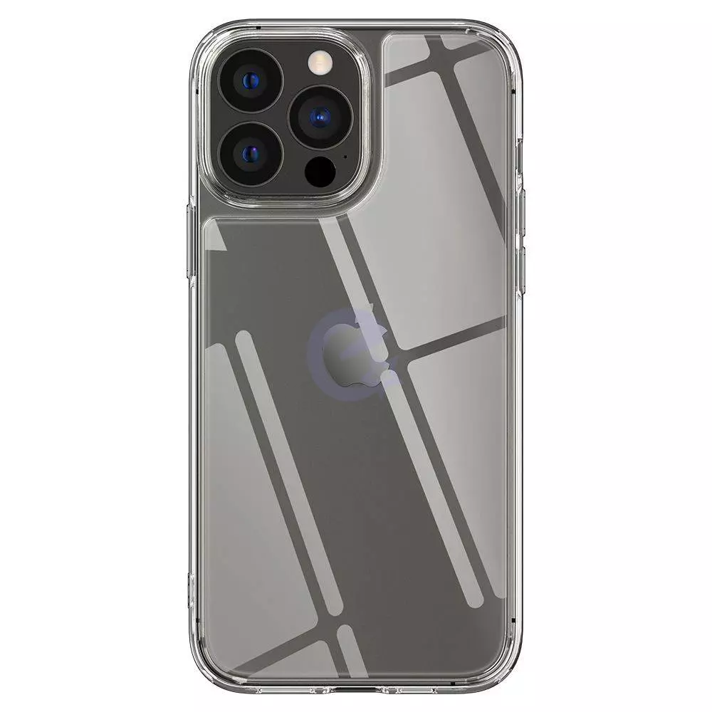 Чехол бампер для Apple iPhone 13 Pro Spigen Quartz Hybrid Crystal Clear (Прозрачный) ACS03271