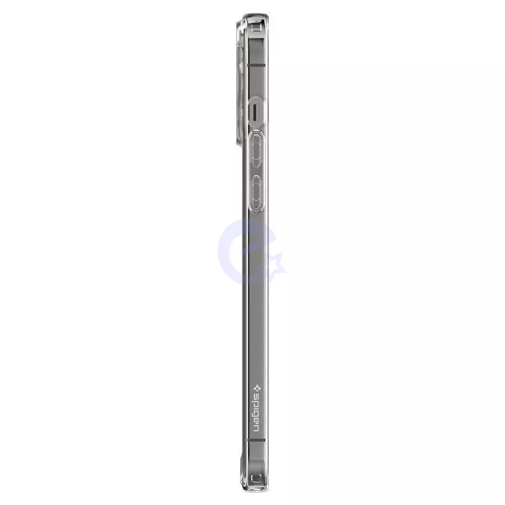 Чехол бампер для Apple iPhone 13 Pro Spigen Quartz Hybrid Matte Clear (Матовый Прозрачный) ACS03272