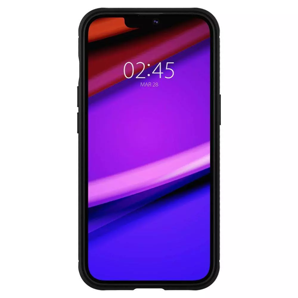 Чехол бампер для Apple iPhone 13 Spigen Rugged Armor Matte Black (Черный) ACS03518