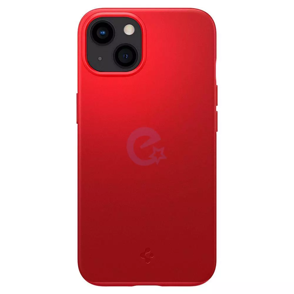 Чехол бампер для Apple iPhone 13 Spigen Thin Fit Red (Красный) ACS03511