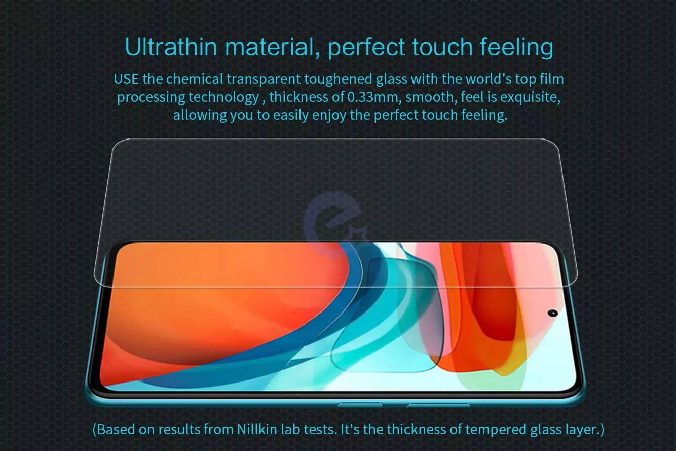 Защитное стекло для Xiaomi Poco X3 GT Nillkin H Crystal Clear (Прозрачный)