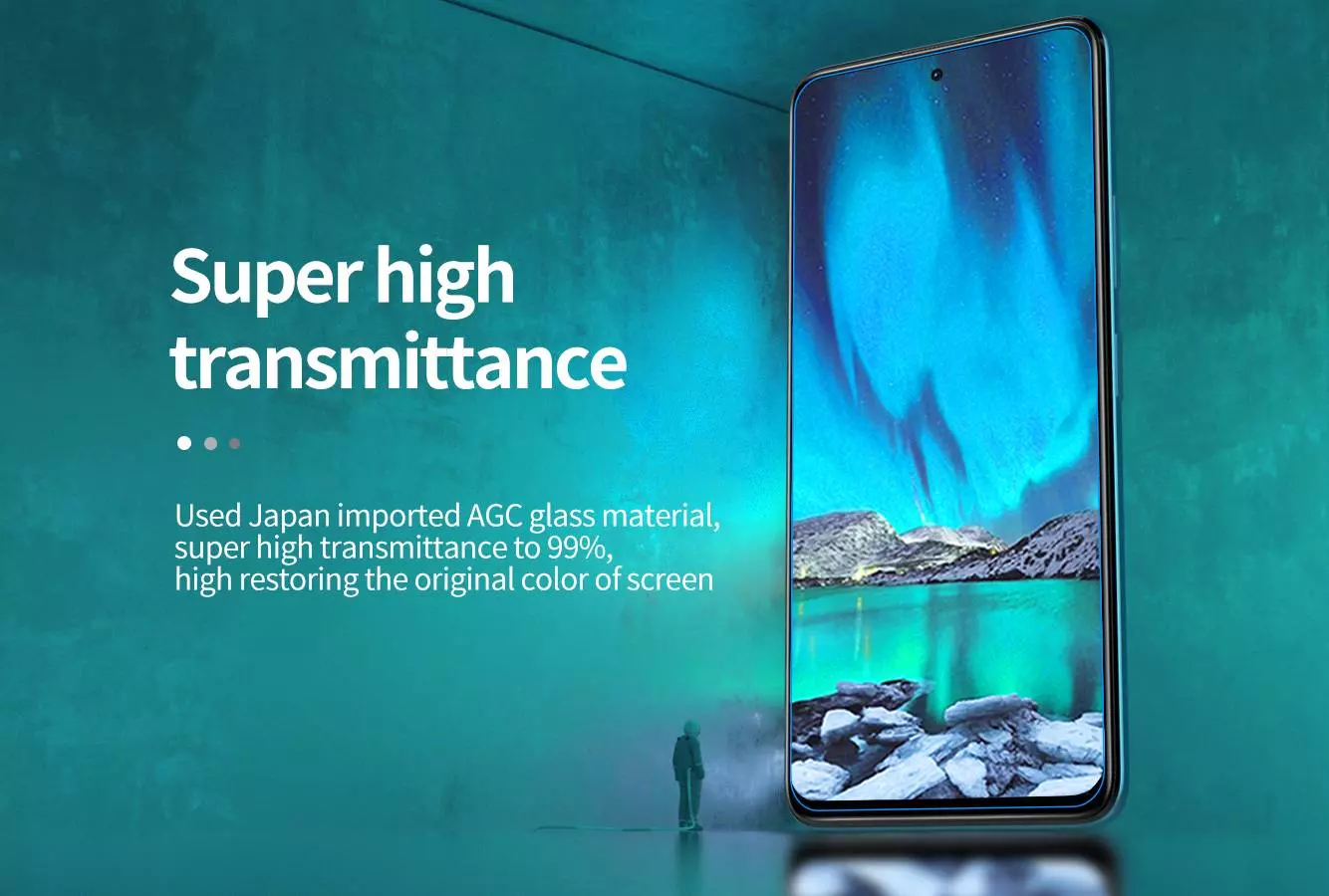 Защитное стекло для Xiaomi Poco X3 GT Nillkin H+ Pro Crystal Clear (Прозрачный)