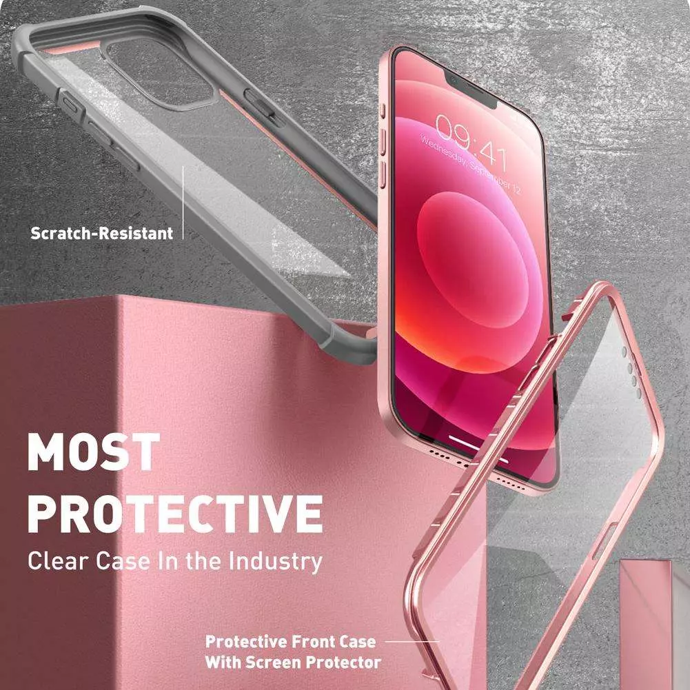 Чехол бампер для iPhone 13 i-Blason Ares Pink (Розовый) 843439113992