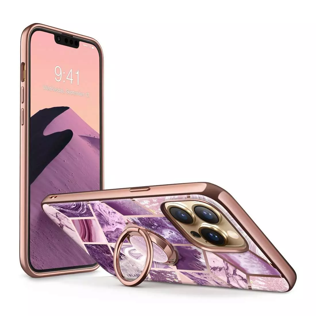 Чехол бампер для iPhone 13 Pro i-Blason Cosmo Snap Marble Purple (Мрамор Фиолетовый) 843439114289 Чехол бампер для iPhone 13 Pro i-Blason Cosmo Snap Marble Purple (Мрамор Фиолетовый) 843439114289