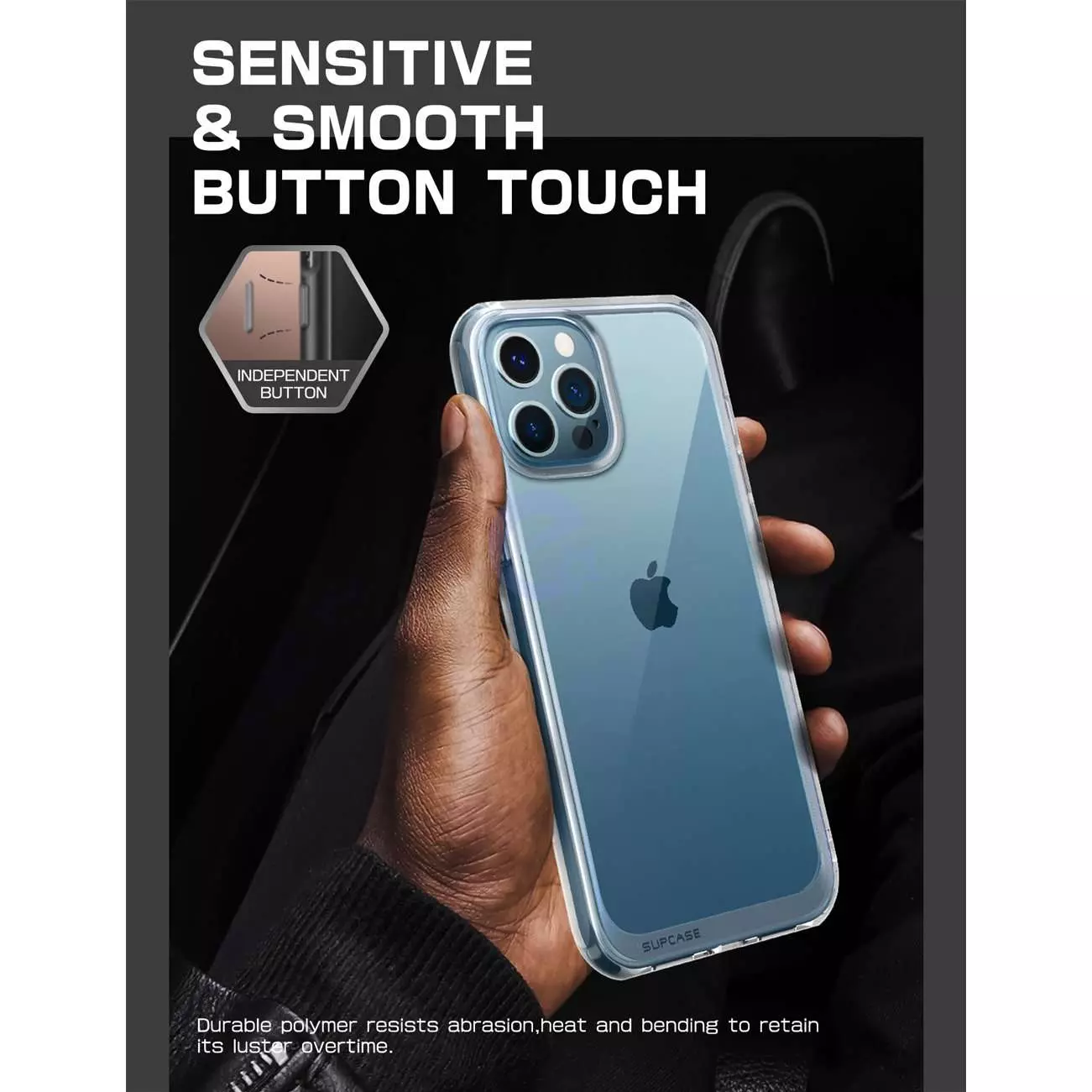 Чехол бампер для iPhone 13 Pro Max Supcase Unicorn Beetle Style Clear (Прозрачный) 843439114548
