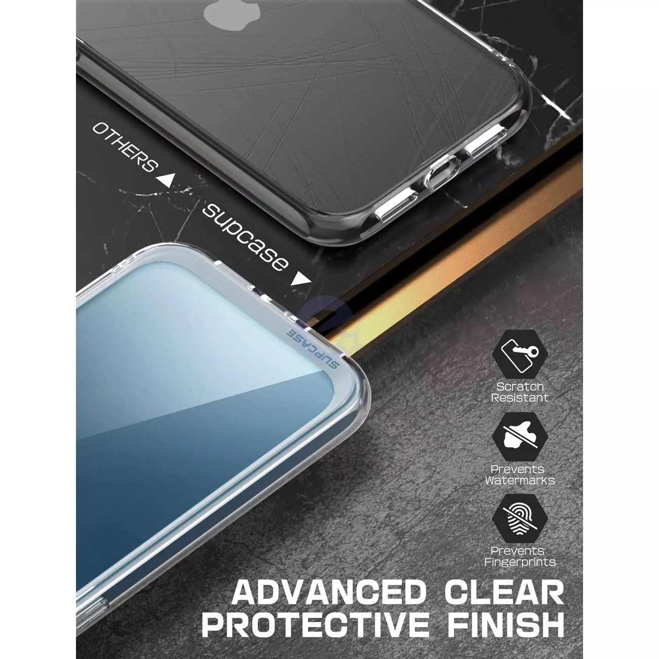 Чехол бампер для iPhone 13 Pro Max Supcase Unicorn Beetle Style Clear (Прозрачный) 843439114548