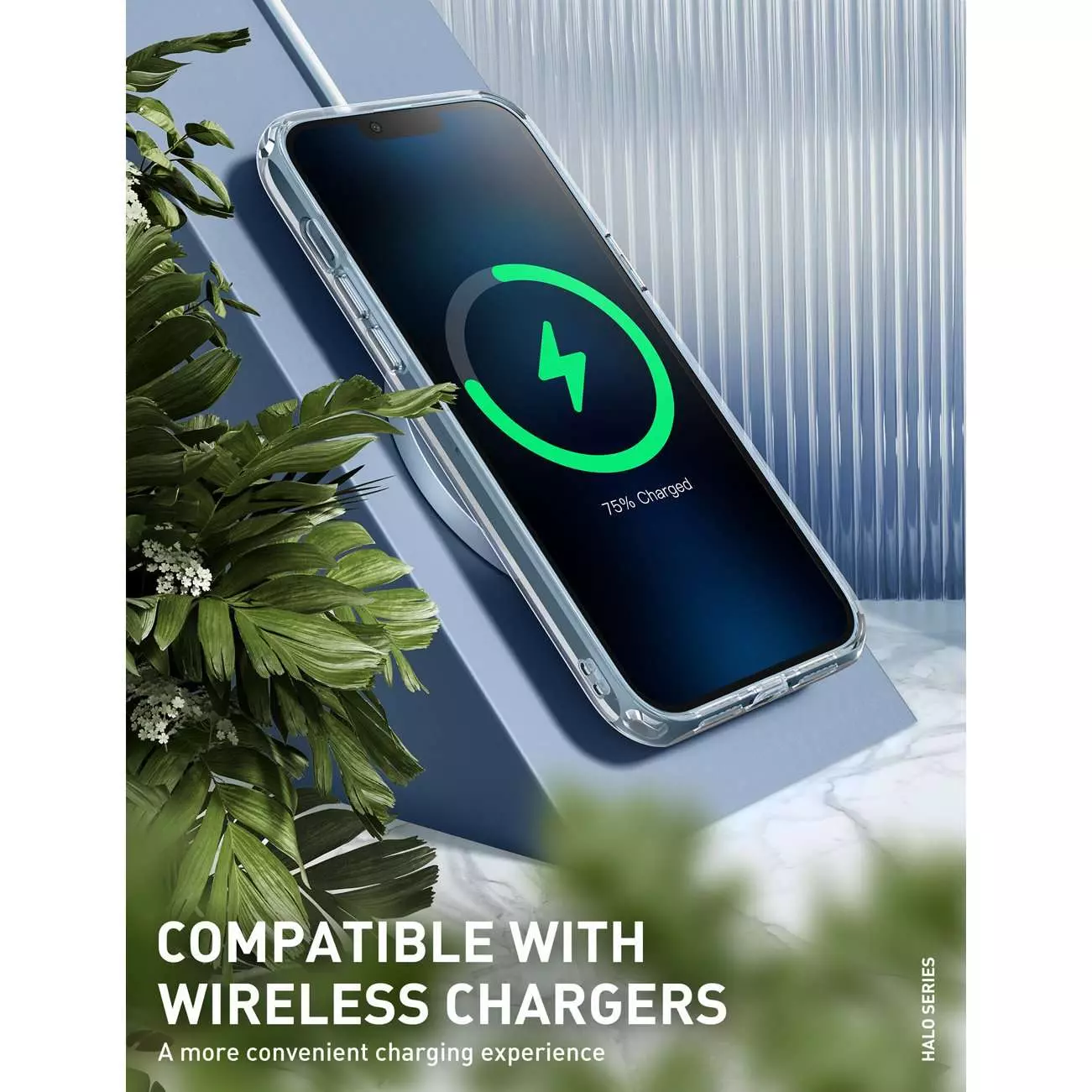 Чехол бампер для iPhone 13 Pro Max i-Blason Halo Feather Swirl (Водоворт Перьев) 843439114906