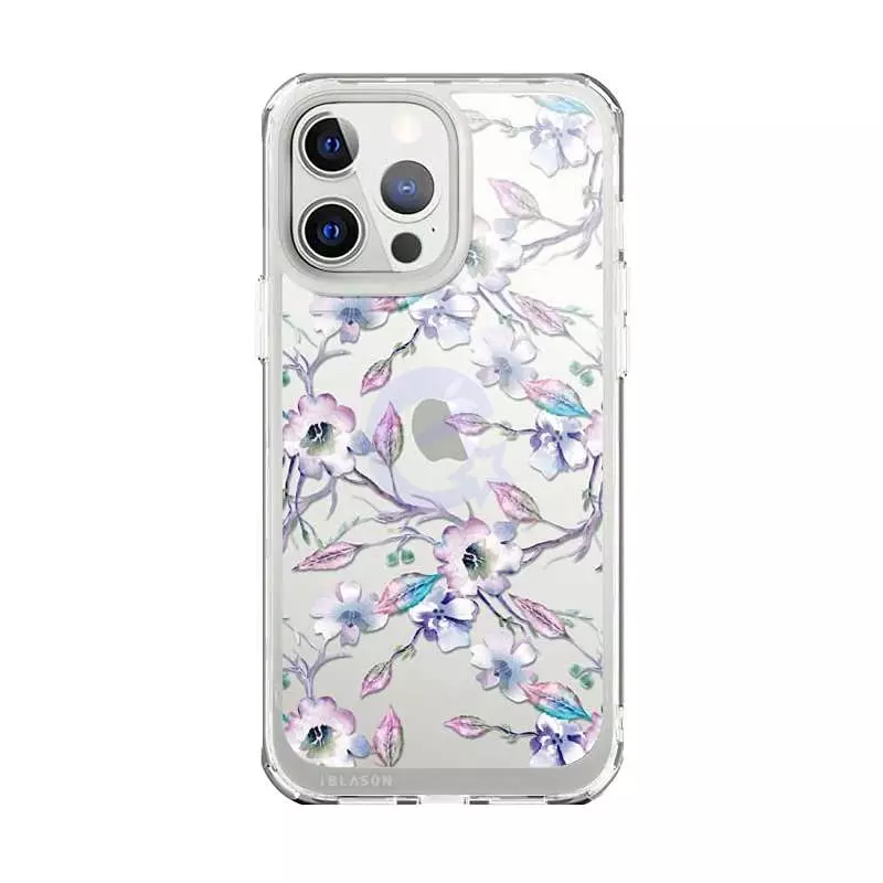 Чехол бампер для iPhone 13 Pro Max i-Blason Halo Flower Buds Purple (Фиолетовые Бутоны) 843439115026