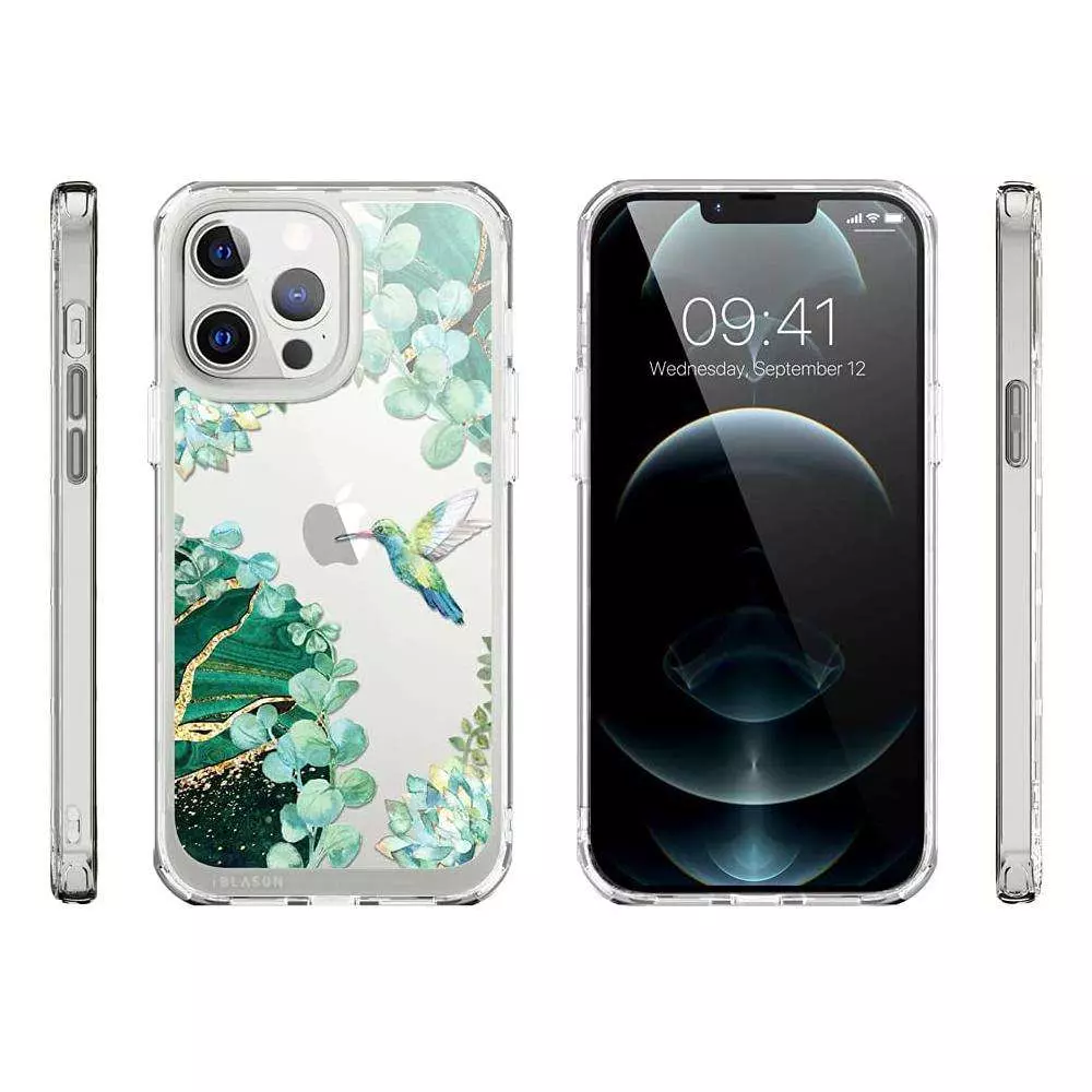 Чехол бампер для iPhone 13 Pro Max i-Blason Halo Green Hummingbird (Зеленый Колибри) 843439114951 Чехол бампер для iPhone 13 Pro Max i-Blason Halo Green Hummingbird (Зеленый Колибри) 843439114951