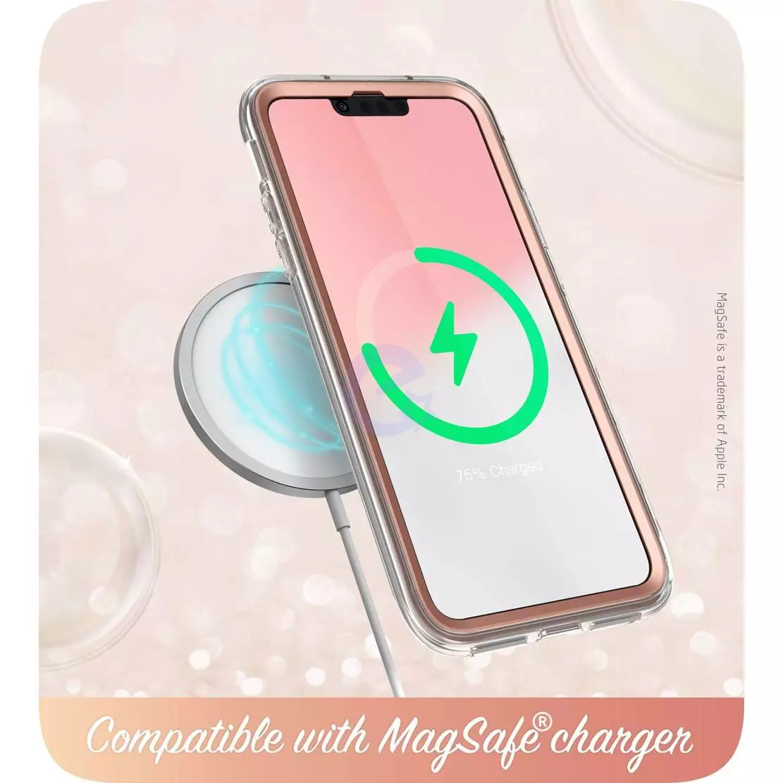 Чехол бампер для iPhone 13 mini i-Blason Cosmo Marble Pink (Мрамор Розовый) 843439113855