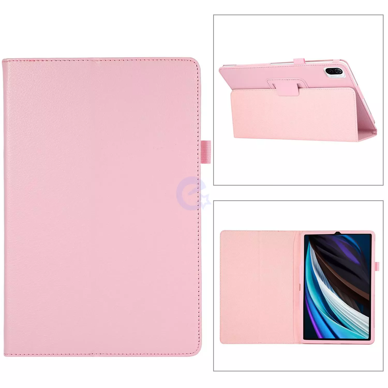 Чехол книжка TTX Leather Book для планшета Xiaomi Mi Pad 5 / MiPad 5 Pro 11" Розовый