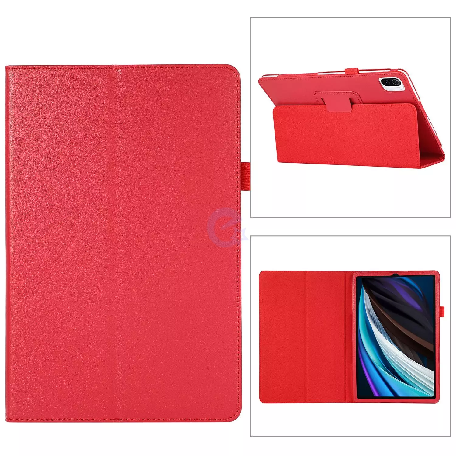 Чехол книжка TTX Leather Book для планшета Xiaomi Mi Pad 5 / MiPad 5 Pro 11" Красный