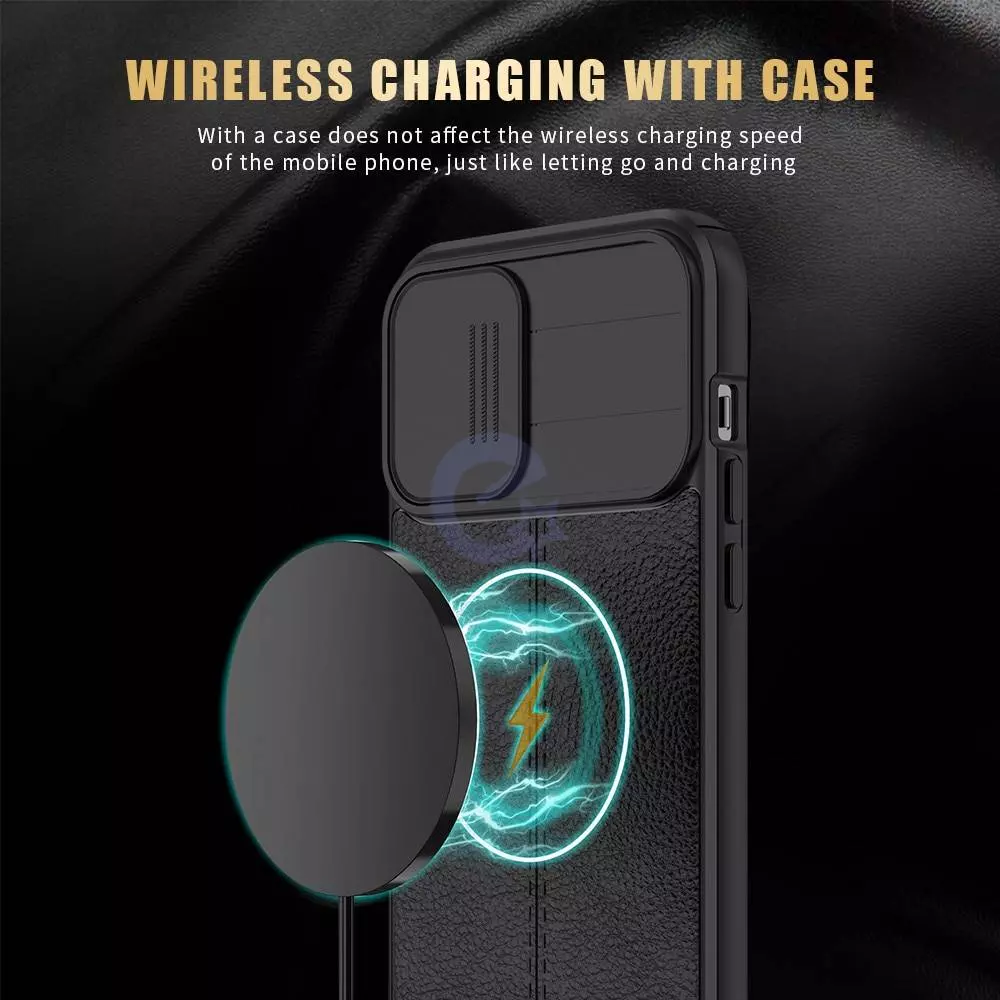 Чехол бампер для Xiaomi Mi 11 Lite / 11 Lite 5G NE Anomaly Leather Fit Pro (Шторка На Камеру) Black (Черный)