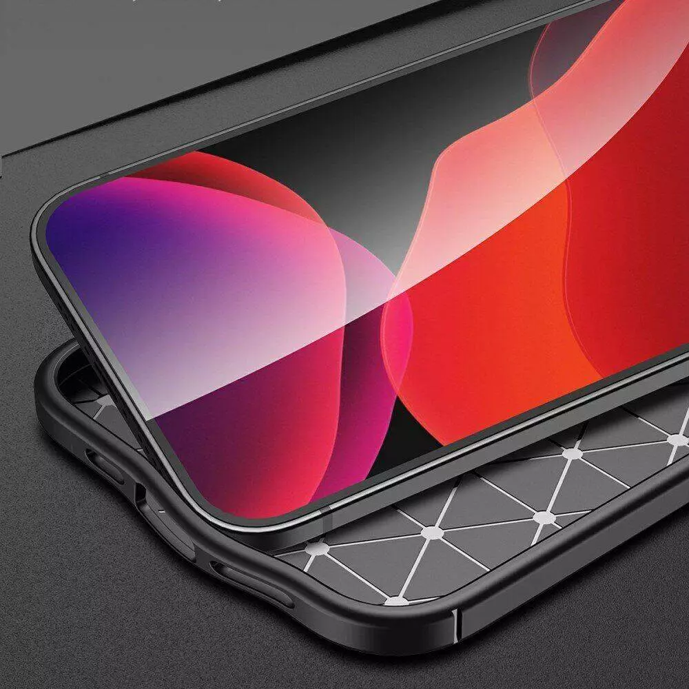 Чехол бампер для iPhone 13 Anomaly Leather Fit Red (Красный)