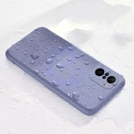 Чехол бампер для Xiaomi 11T / Xiaomi 11T Pro Anomaly Silicone Blue (Синий)