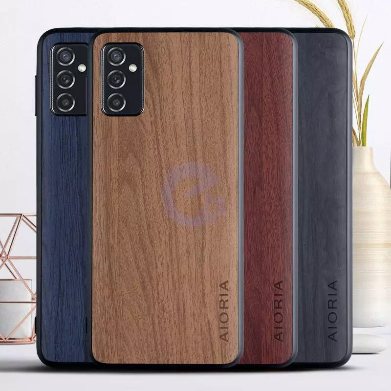 Чехол бампер для Samsung Galaxy M52 Anomaly Wooden Style Red (Красный)