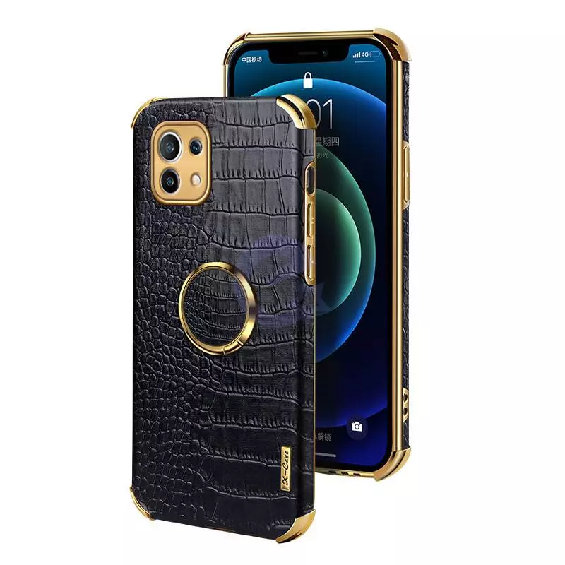 Чехол бампер для Xiaomi Mi 11 Lite / 11 Lite 5G NE Anomaly X-Case Ring Holder Black (Черный) Чехол бампер для Xiaomi Mi 11 Lite / 11 Lite 5G NE Anomaly X-Case Ring Holder Black (Черный)