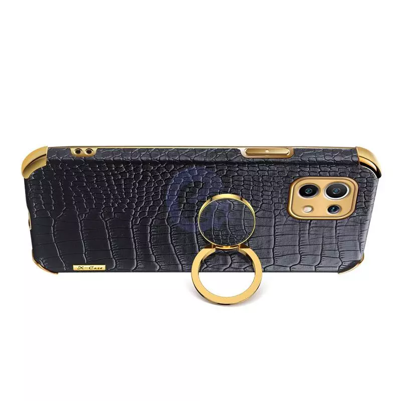 Чехол бампер для Xiaomi Mi 11 Lite / 11 Lite 5G NE Anomaly X-Case Ring Holder Black (Черный) Чехол бампер для Xiaomi Mi 11 Lite / 11 Lite 5G NE Anomaly X-Case Ring Holder Black (Черный)