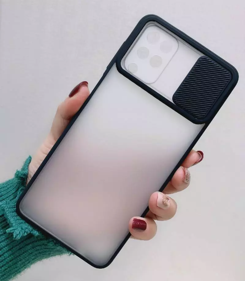 Чехол бампер для Samsung Galaxy M62 Anomaly CamShield Black (Черный)