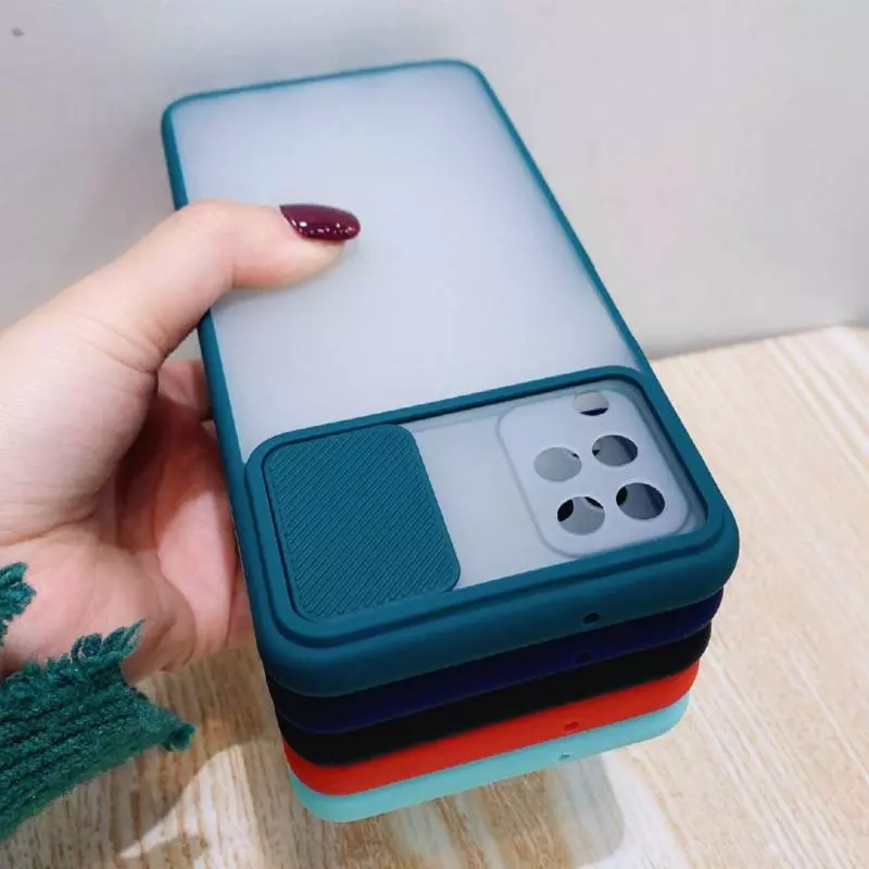Чехол бампер для Samsung Galaxy M62 Anomaly CamShield Black (Черный)