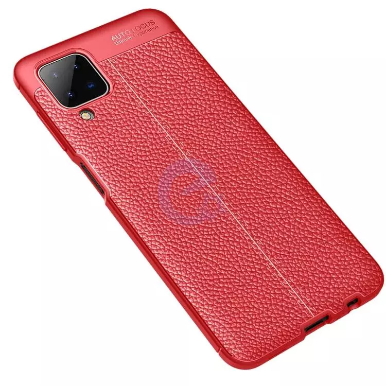 Чехол бампер для Samsung Galaxy M62 Anomaly Leather Fit Red (Красный)