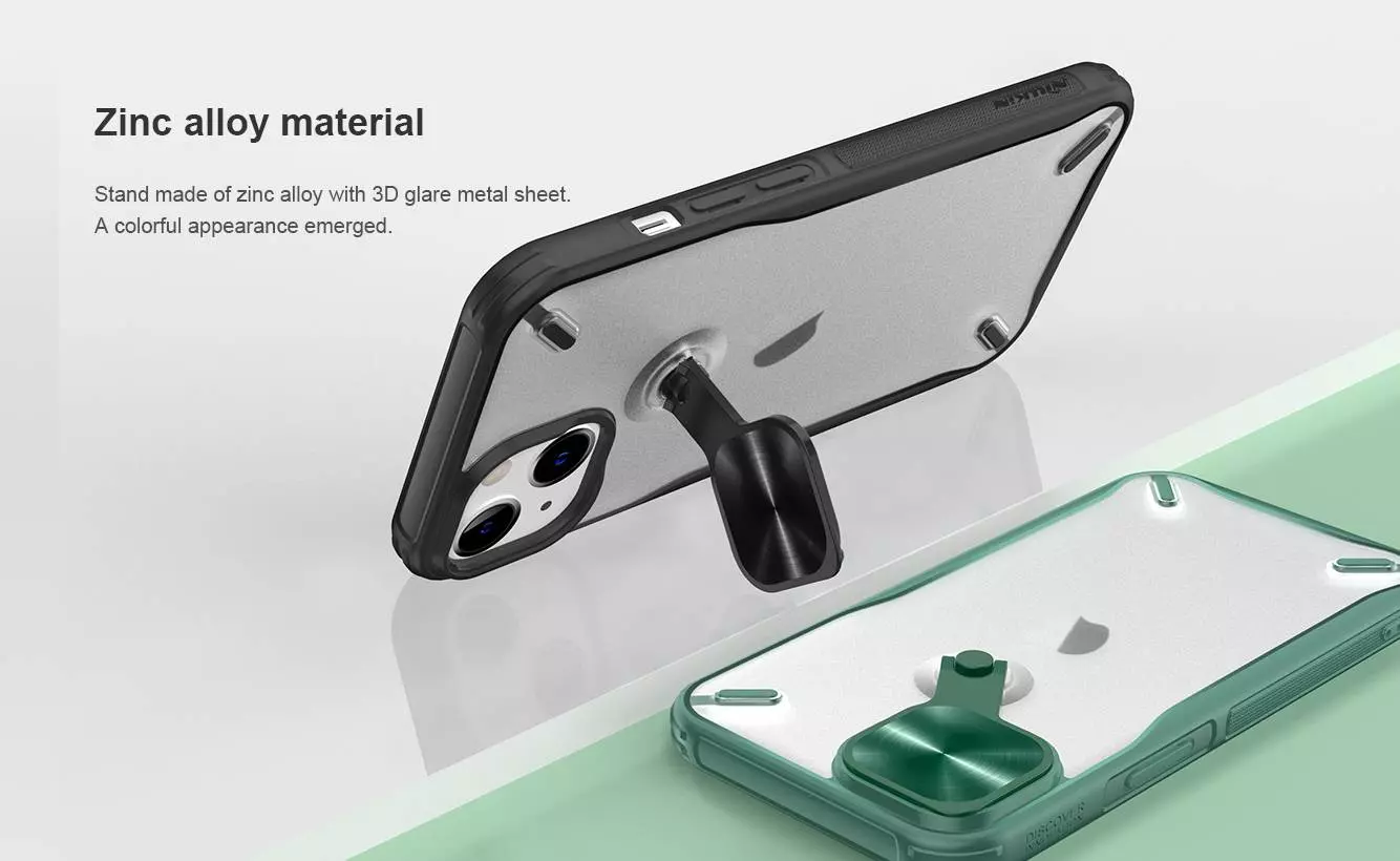 Чехол бампер для iPhone 13 Nillkin Cyclops Black (Черный)