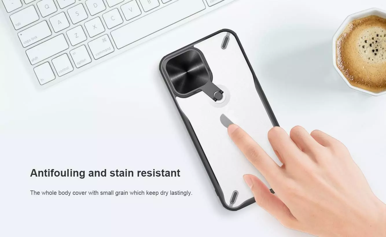 Чехол бампер для iPhone 13 Pro Nillkin Cyclops Red (Красный) Чехол бампер для iPhone 13 Pro Nillkin Cyclops Red (Красный)