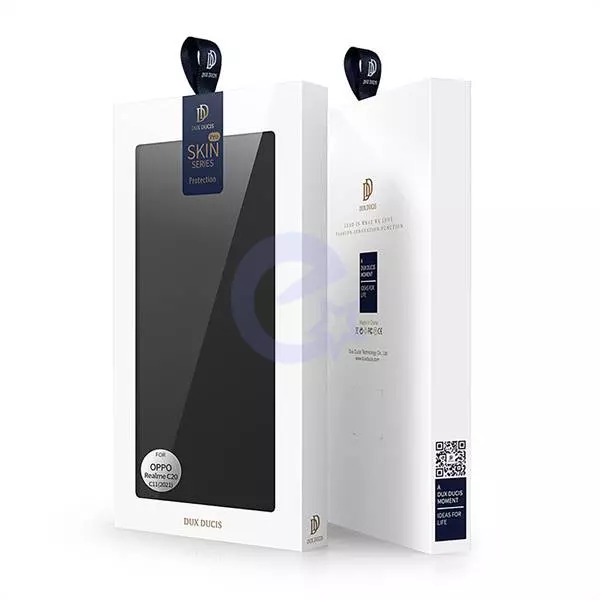 Чехол книжка для Realme C11 (2021) Dux Ducis Skin Pro Black (Черный)